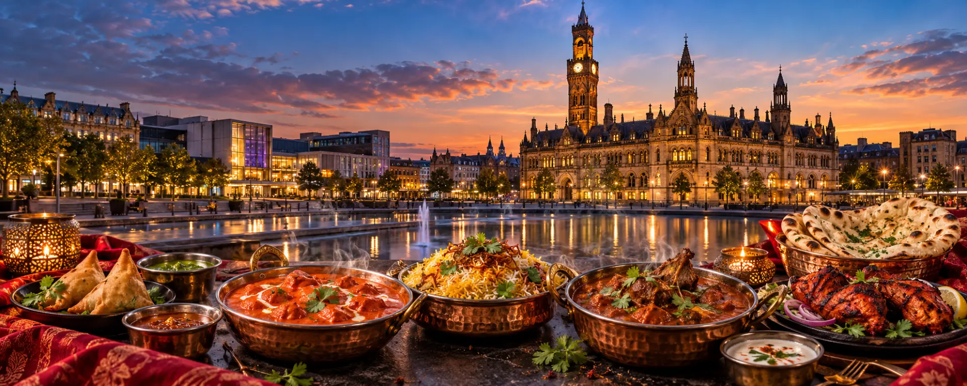 Bradford city skyline